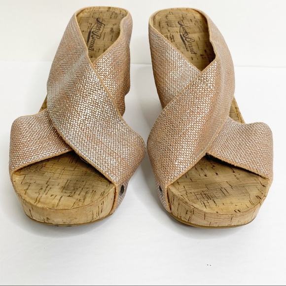 Lucky Brand Miller 2 Pink Wedge Heel Sandal - Picture 4 of 12